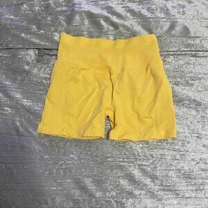 Voyjoy yellow butt enhancing shorts